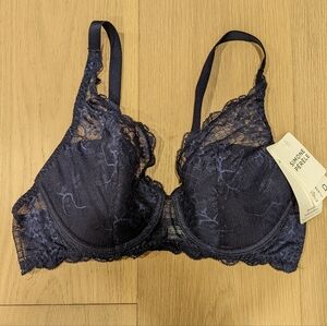 Simone Perele Navy Lace Bra